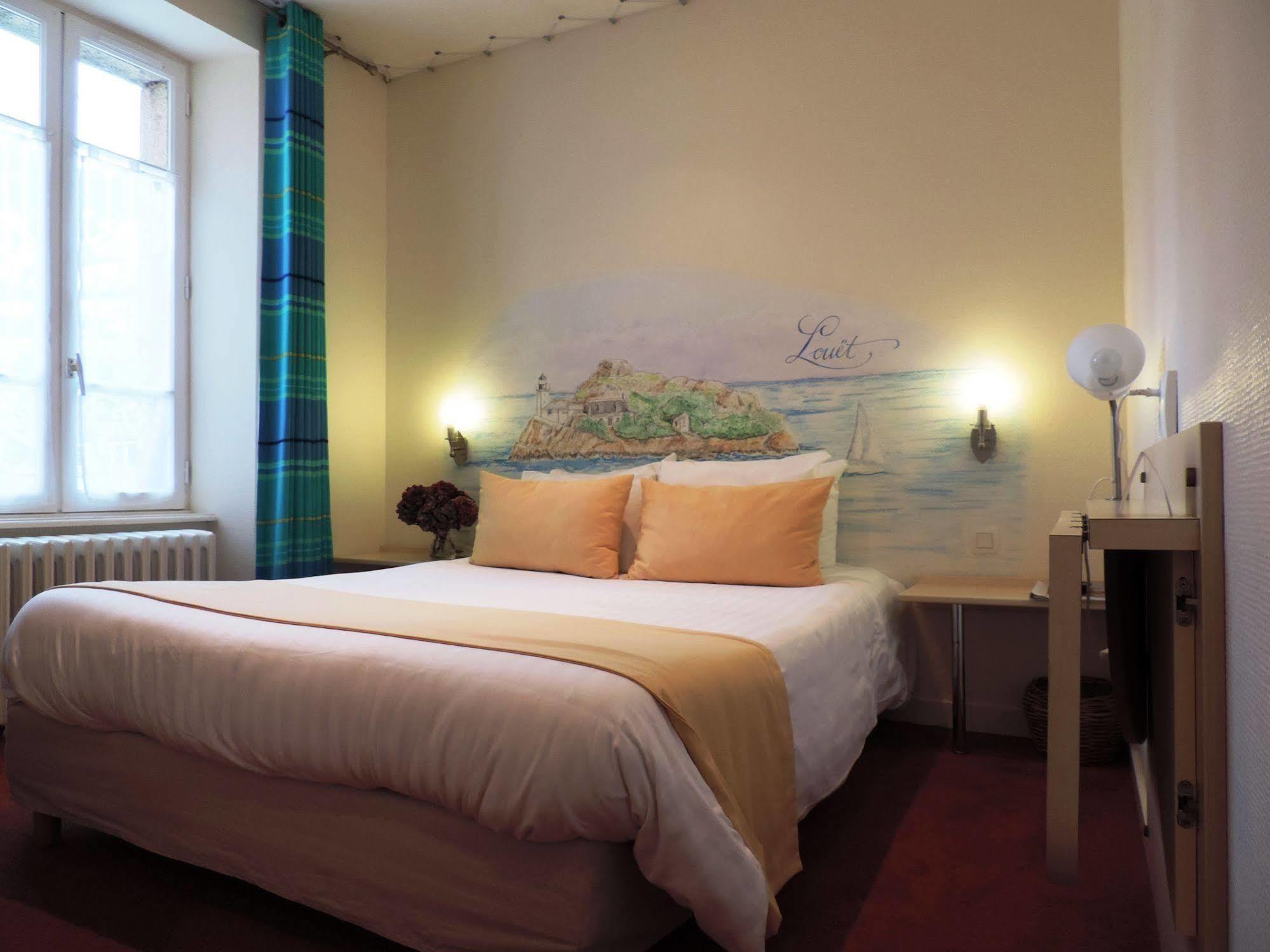 רוסקוף Hotel Aux Tamaris - Vue Mer מראה חיצוני תמונה